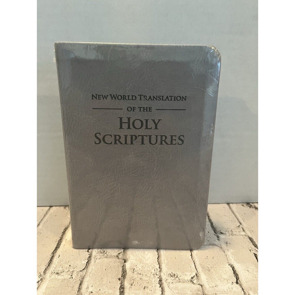 New World Translation Bible Holy Scriptures Grey Leather Bound  Sealed